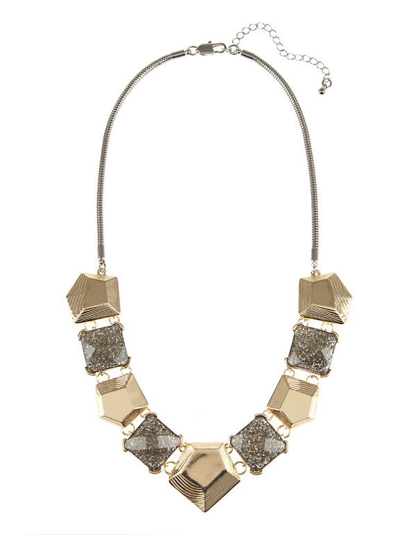 Glitter Facet Necklace Image 1 of 1