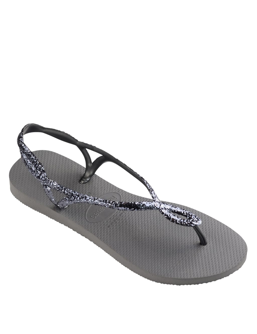 Havaianas glitter flip flops best sale