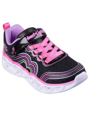 Glitter Light Up Trainers (9.5 Small - 3 Large) Image 2 of 6