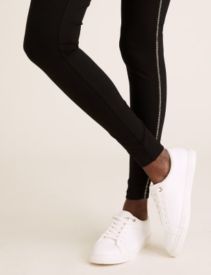 Embellished Side Stripe Leggings – Life According to Jamie