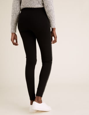 Glitter Side Stripe Leggings, M&S Collection