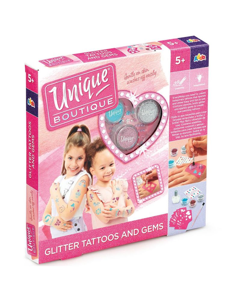 Glitter Tattoos & Gems Set (5+ Yrs) 1 of 3