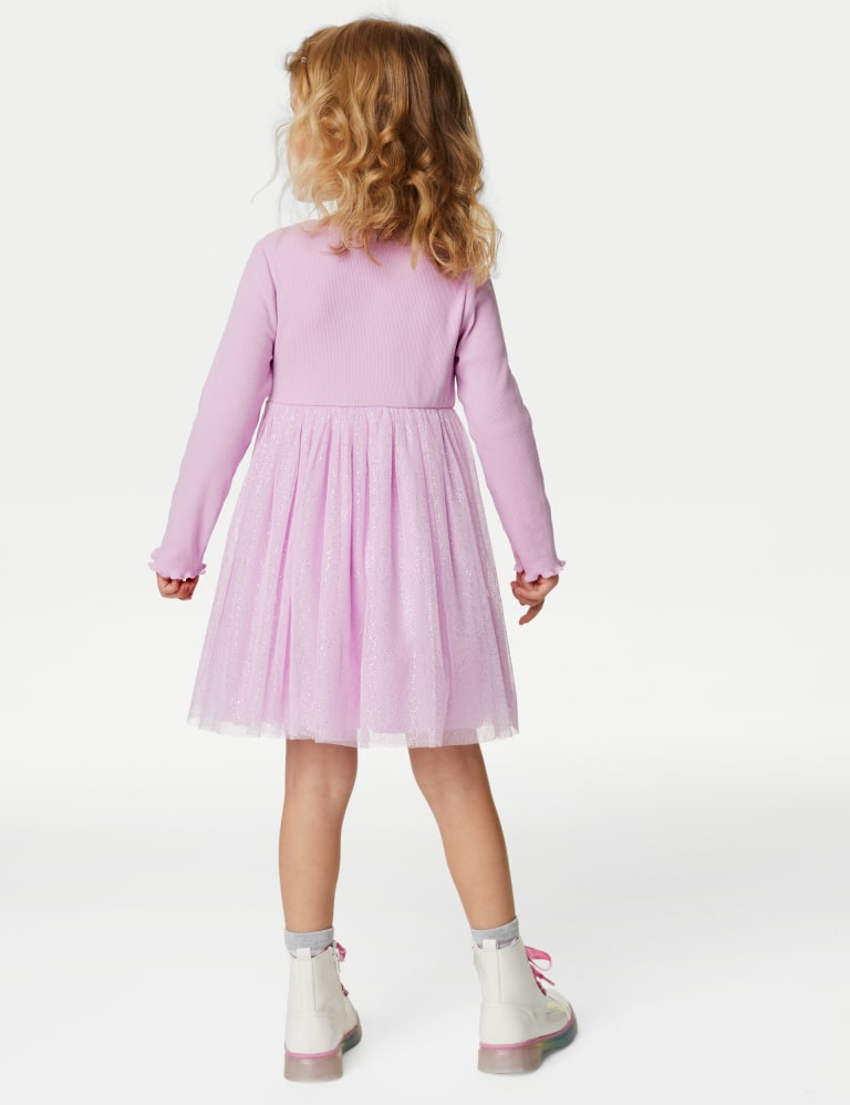 Glitter Tiered Dress (2-7 Yrs) 4 of 4