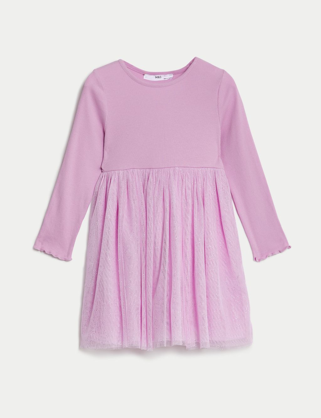 Glitter Tiered Dress (2-7 Yrs) | M&S Collection | M&S