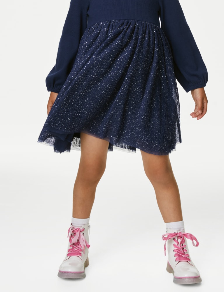 Glitter Tulle Dress 2 8 Yrs M S Collection M S