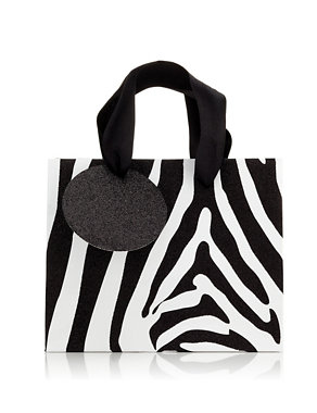 Glitter Zebra Striped Small Bag Image 2 of 3