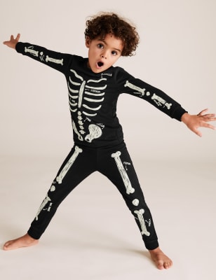 Skeleton pyjamas discount