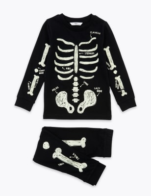 Boys skeleton online pyjamas