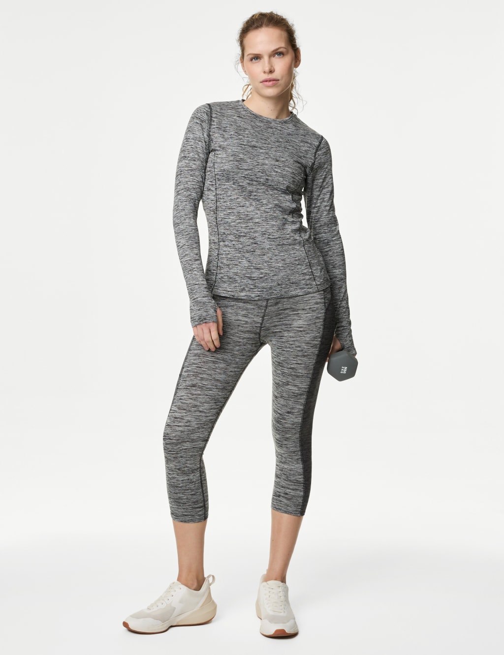 Go Move High Waisted Cropped Gym Leggings Goodmove M S