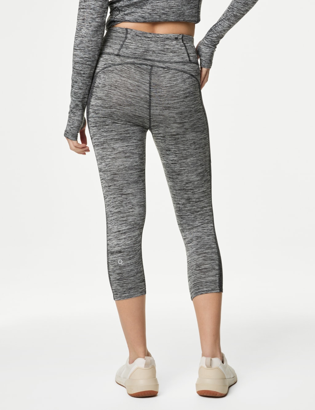 High waisted cropped gym leggings hotsell