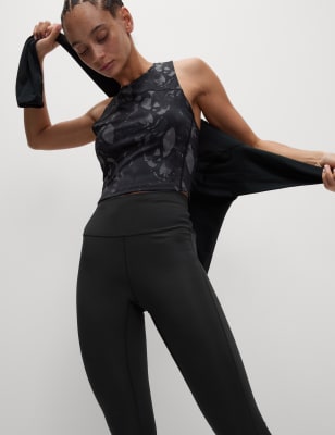 Go Move High Waisted Gym Leggings - Black