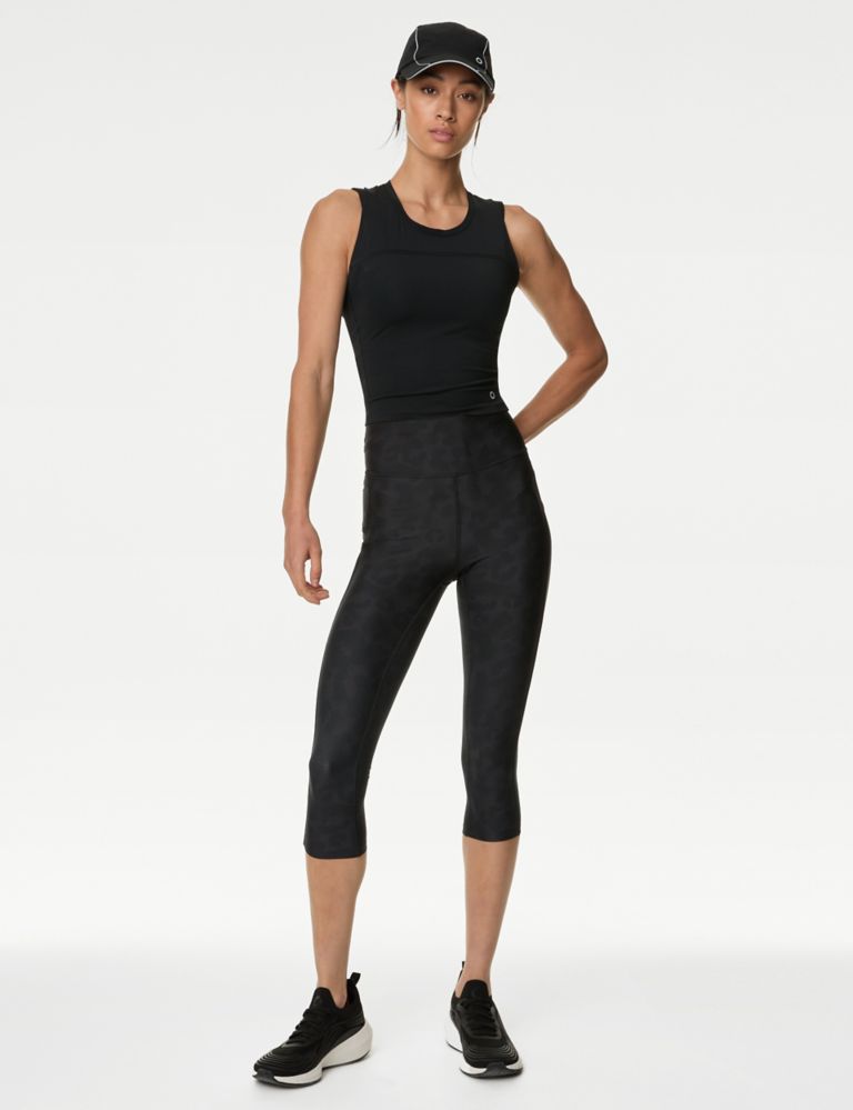 Go Move Printed Cropped Gym Leggings, Goodmove