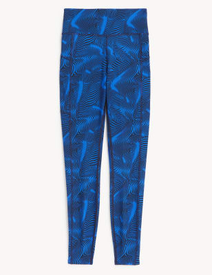 Go Move Printed High Waisted Gym Leggings Image 2 of 8
