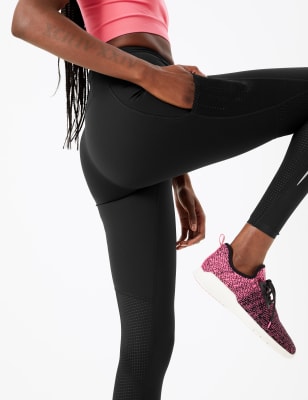 Go Train Mesh High Waisted Gym Leggings, Goodmove