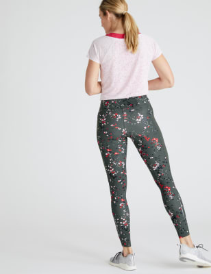 Go Train Printed High Waisted Gym Leggings Image 4 of 8