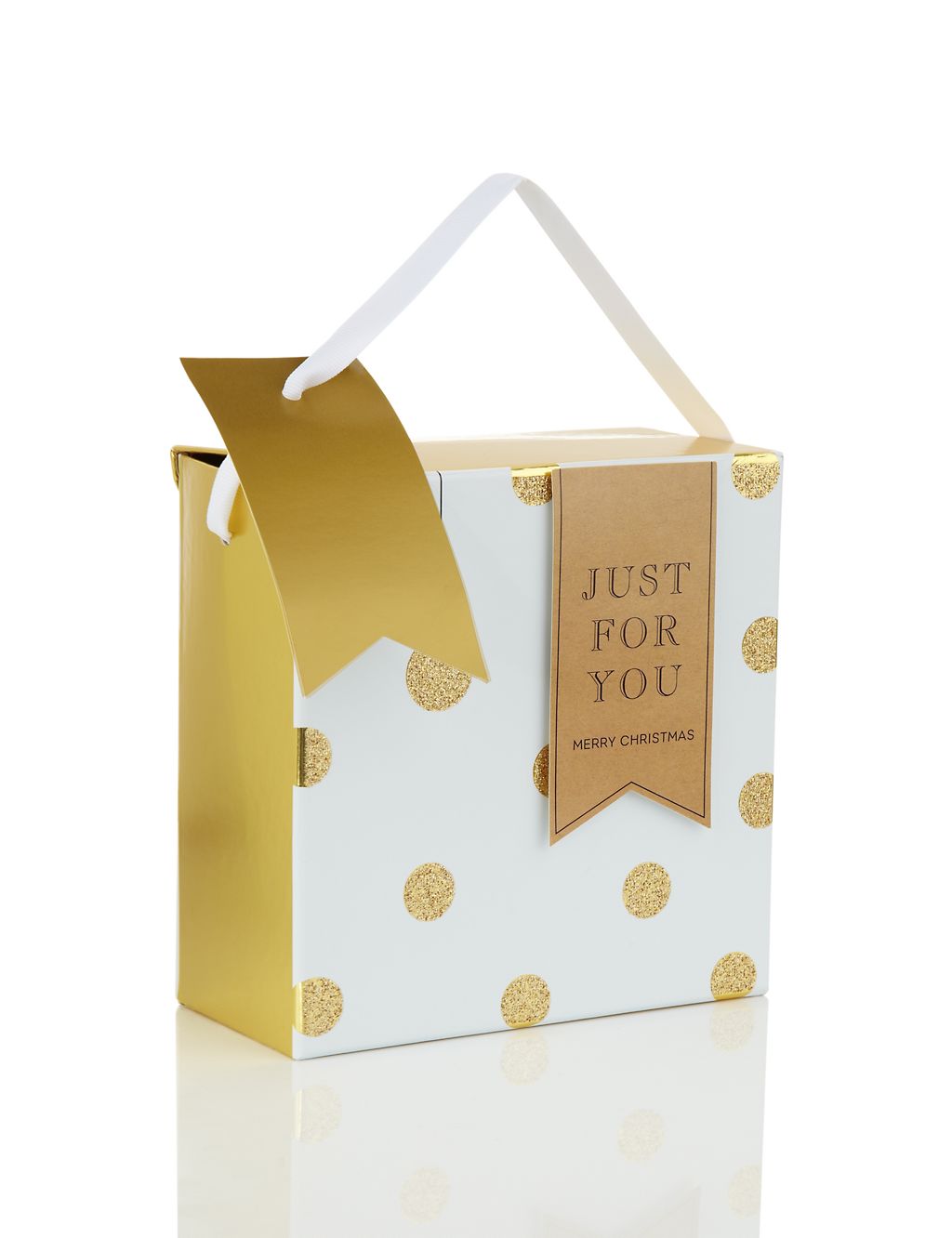 Gold Bauble & Spot Christmas Jewellery Box 1 of 3