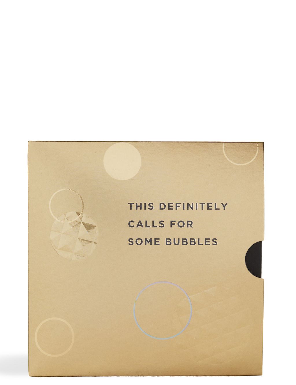 Gold Bubbles Gift Card 3 of 4
