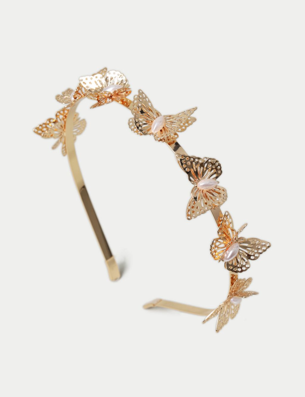 Gold Butterfly Headband 2 of 2