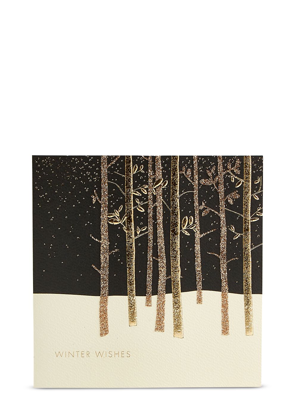 Gold Forest Christmas Charity Cards Pack of 15 3 of 4