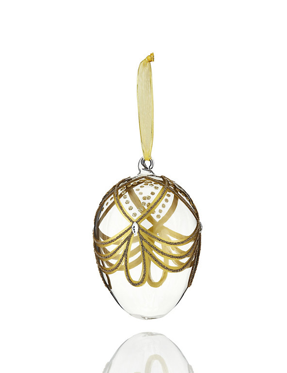 Gold Glass Egg Image 1 of 2