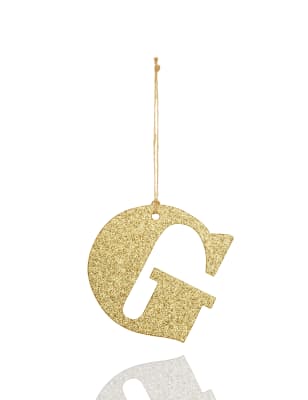 Gold Glitter Letter - C