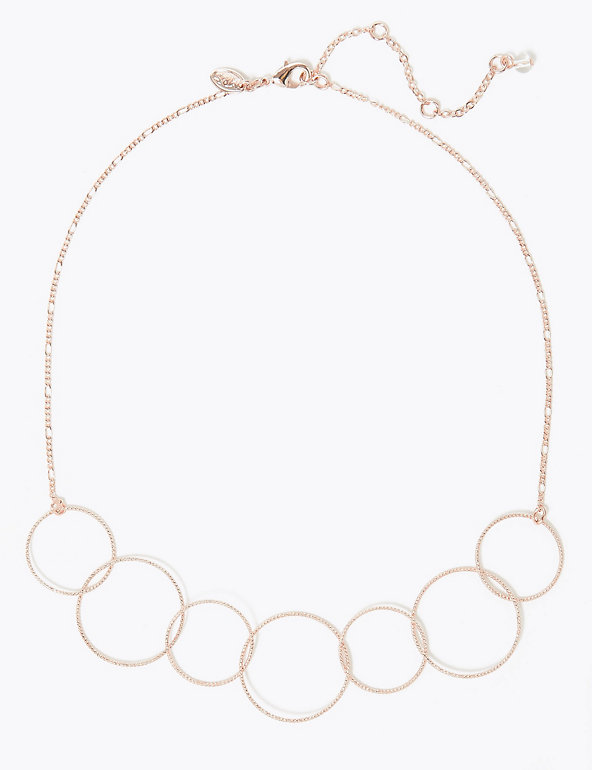 Gold Plated Open Circle Necklace Image 1 of 1
