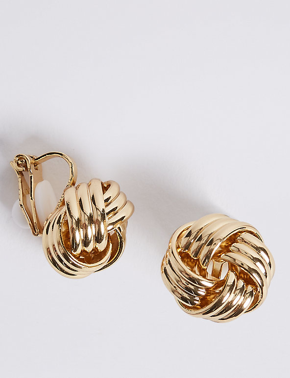 Gold Plated Stud Earrings Image 1 of 2
