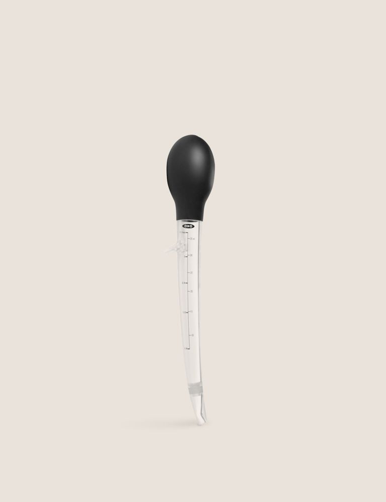 New OXO Good Grips Turkey Baster with Brush Cleaner