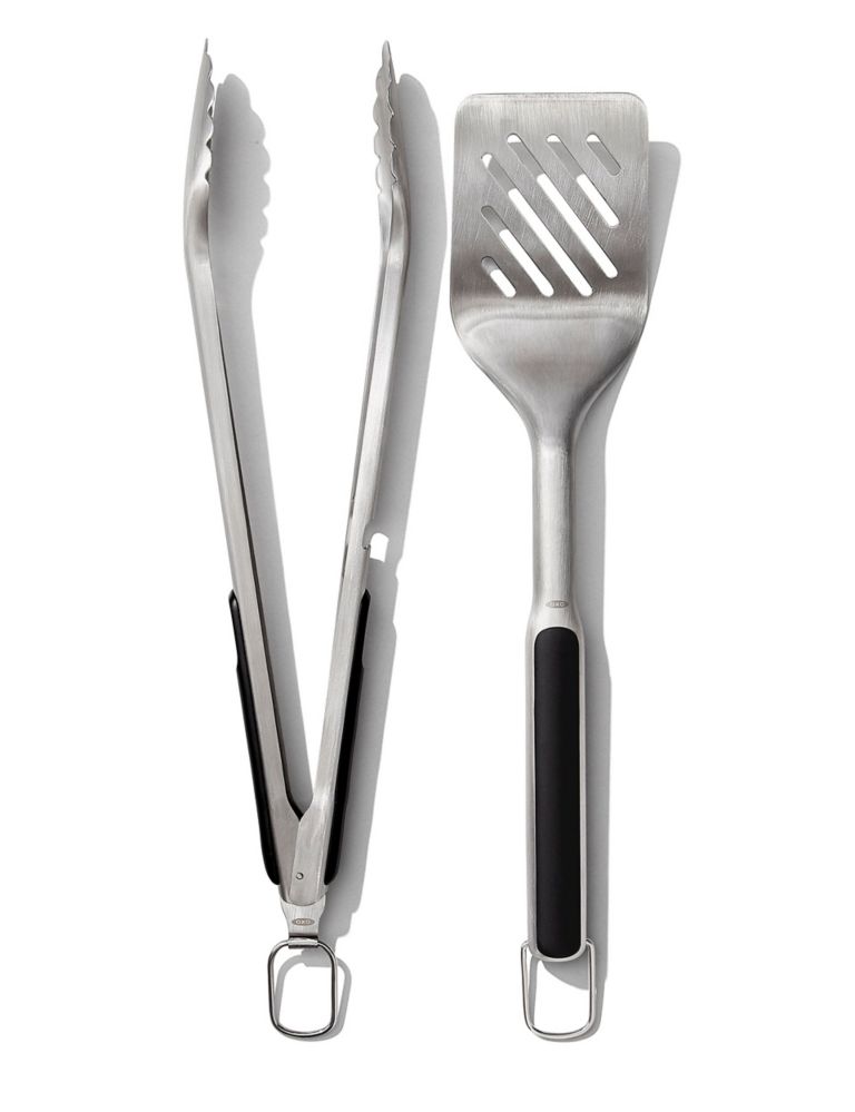 Good Grips Grilling Turner and Tongs Set 1 of 11