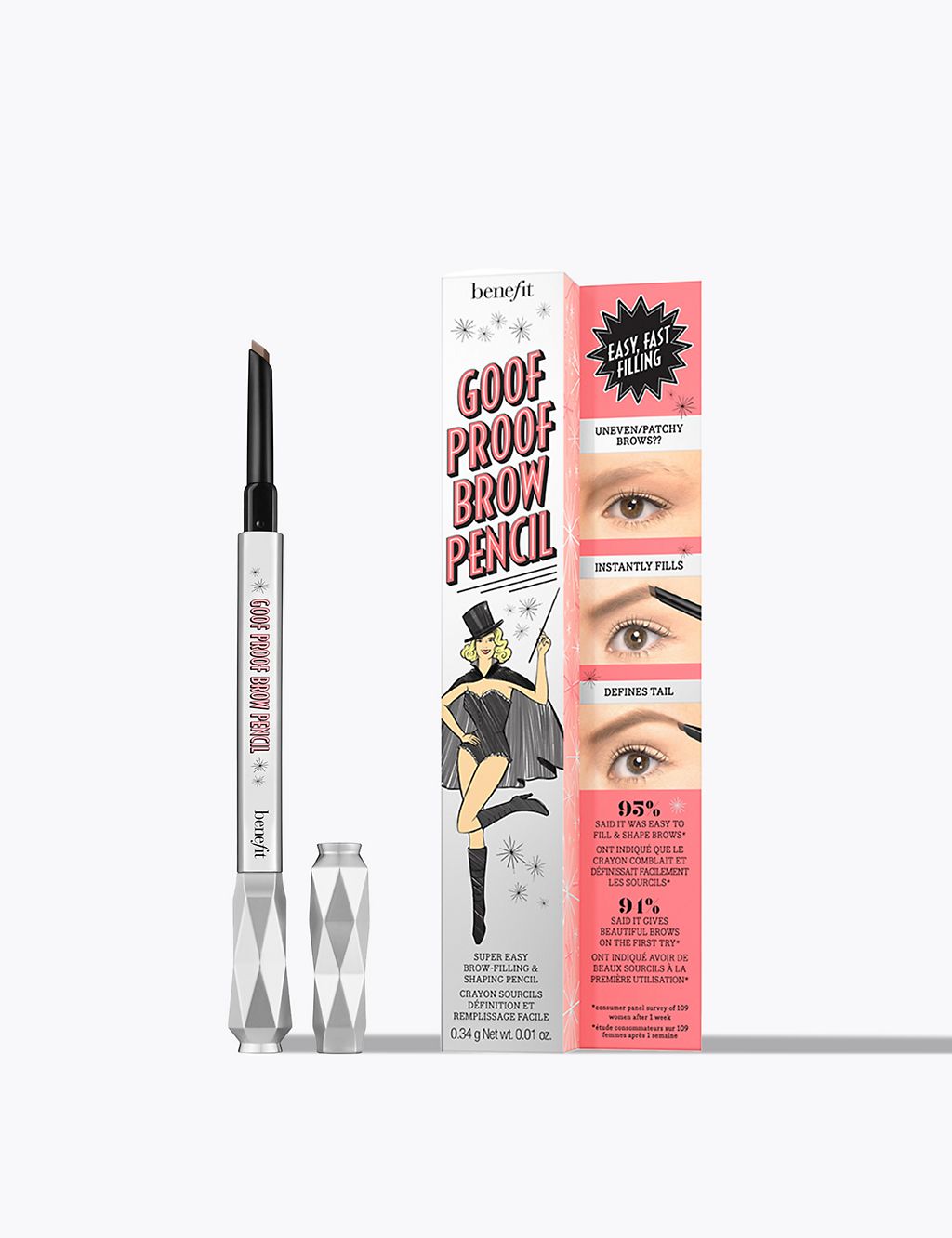 Goof Proof Easy Shape & Fill Eyebrow Pencil 0.34g 2 of 8