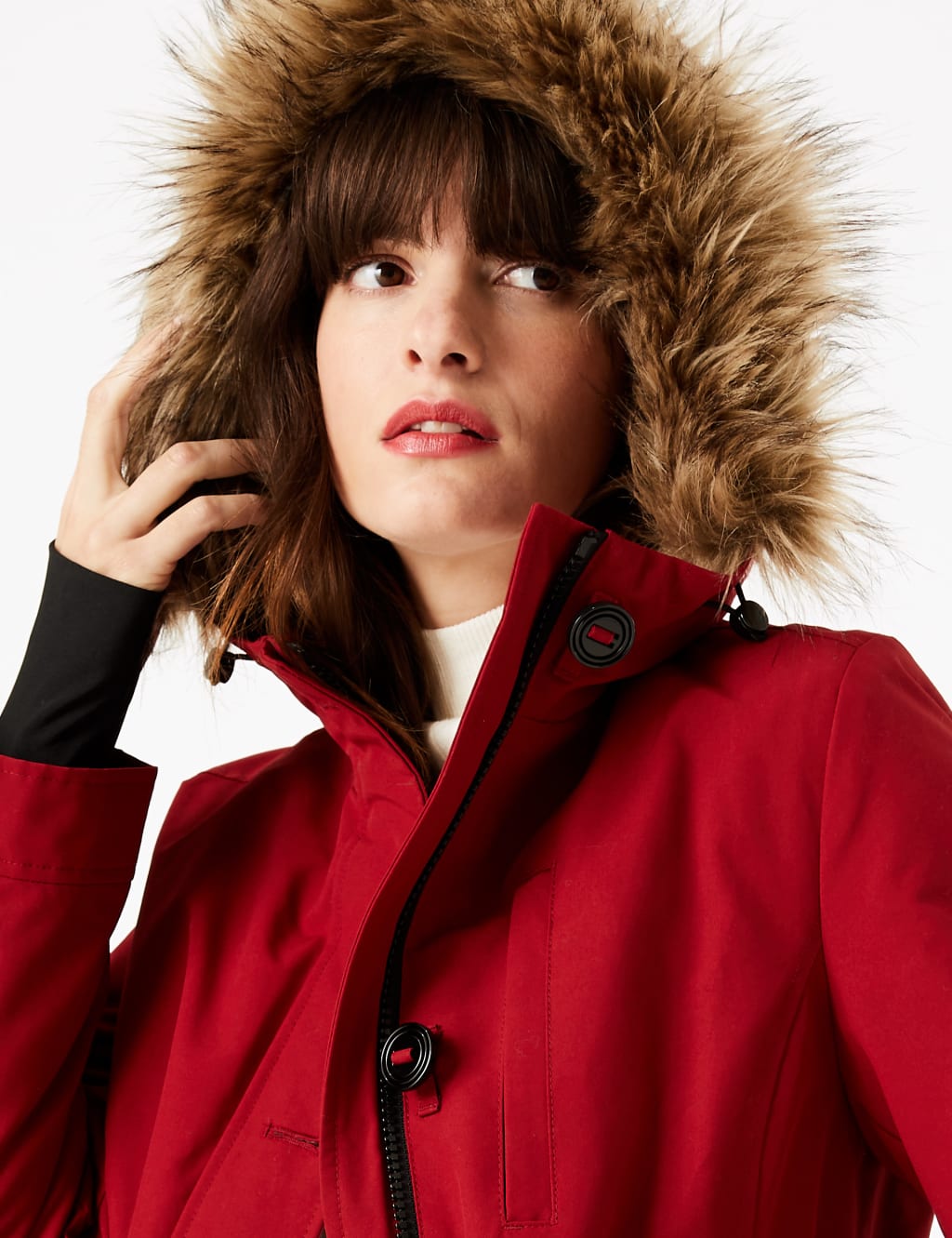 Goose Down & Feather Padded Parka M&S Collection M&S