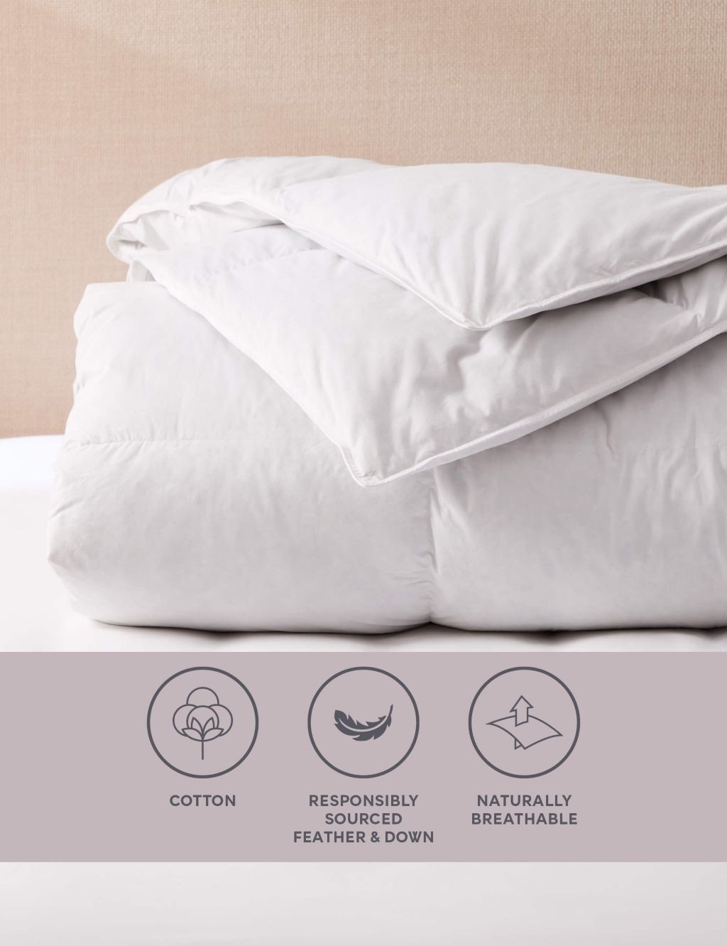 Goose Feather & Down 15 Tog Duvet 3 of 4