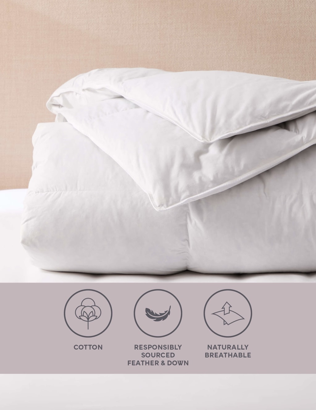 Goose Feather & Down 15 Tog Duvet 3 of 4