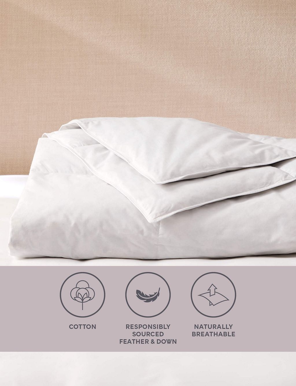 Goose Feather & Down 4.5 Tog Duvet 3 of 6