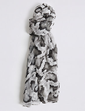 Gothic Print Scarf Image 2 of 3