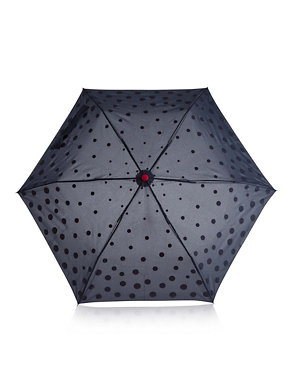 Graduated Spotted Compact Umbrella with Stormwear™ Image 2 of 4