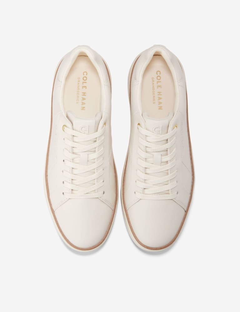 Cole haan grand court leather platform sneaker discount