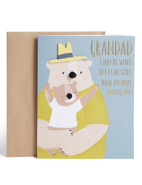 Grandad Arms Around You Birthday Card Image 1 of 2