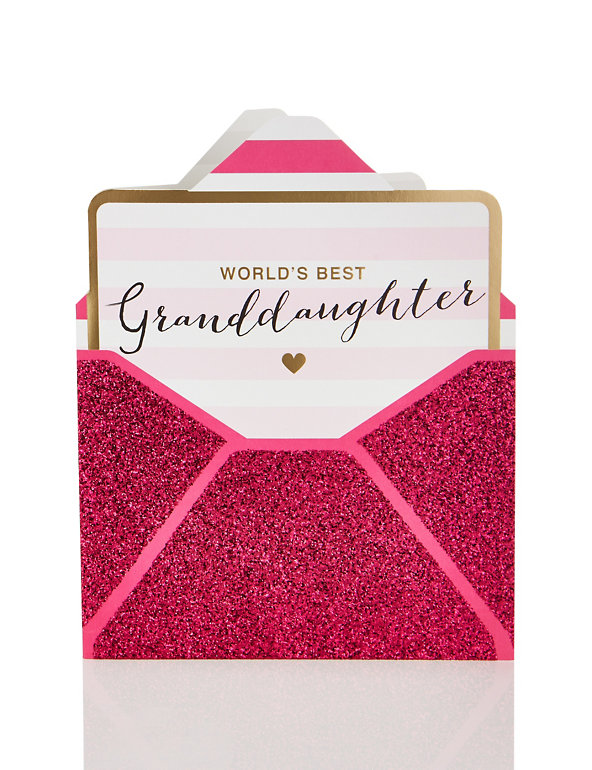 Granddaughter Envelope Card Image 1 of 2