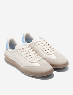 Grandpro Breakaway Leather Lace Up Trainers Image 2 of 6
