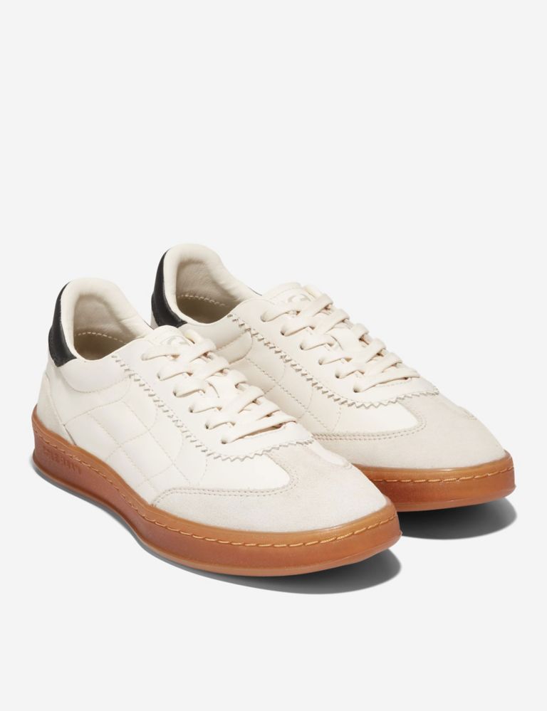Grandpro Breakaway Leather Lace Up Trainers | Cole Haan | M&S