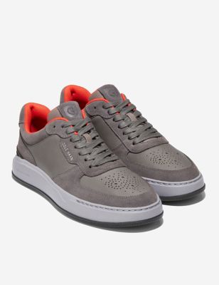 Grandpro Crossover Leather Lace Up Trainers Image 2 of 6