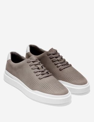 Grandpro Rally Leather Lace Up Trainers | Cole Haan | M&S