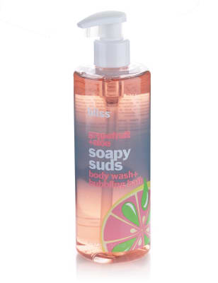 Grapefruit+Aloe Soapy Suds Body Wash & Bubbling Bath 470ml bliss® M&S