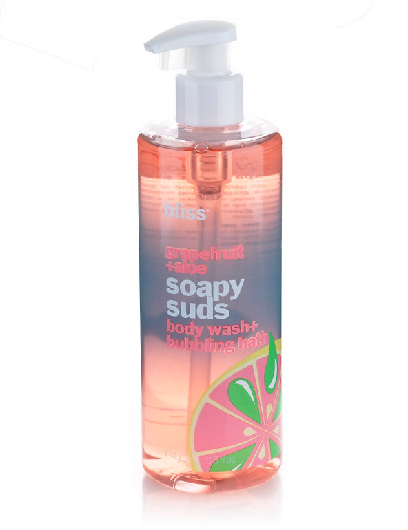 Grapefruit+Aloe Soapy Suds Body Wash & Bubbling Bath 470ml Image 1 of 1