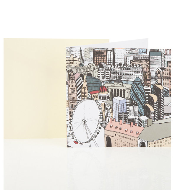 Graphic London Blank Greetings Card Image 1 of 1