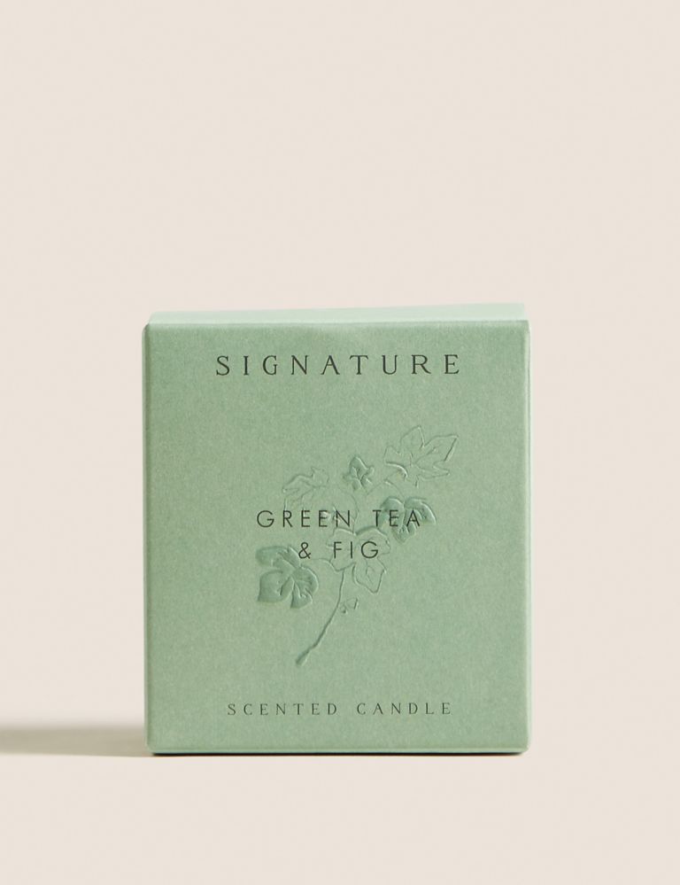 Green Tea & Fig Boxed Candle 3 of 5