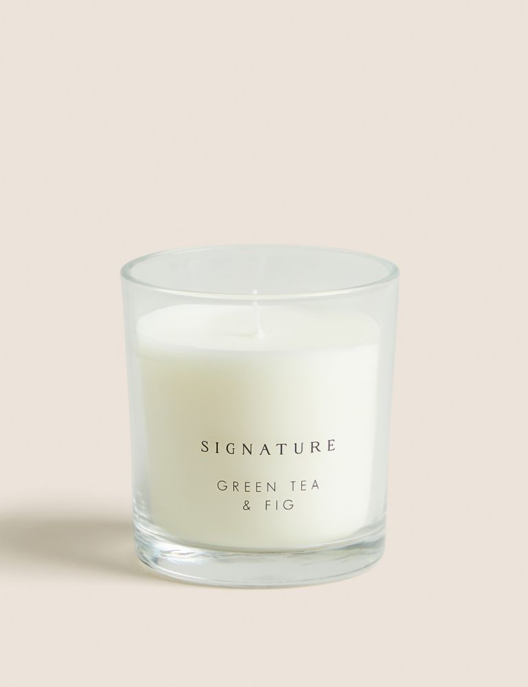 Green Tea & Fig Boxed Candle 4 of 5