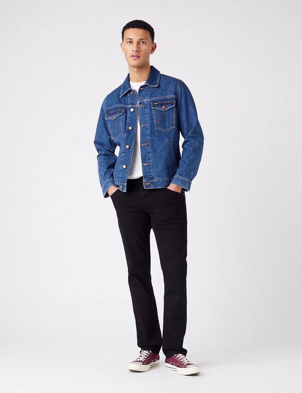Greensboro Regular Straight Fit Jeans | Wrangler | M&S