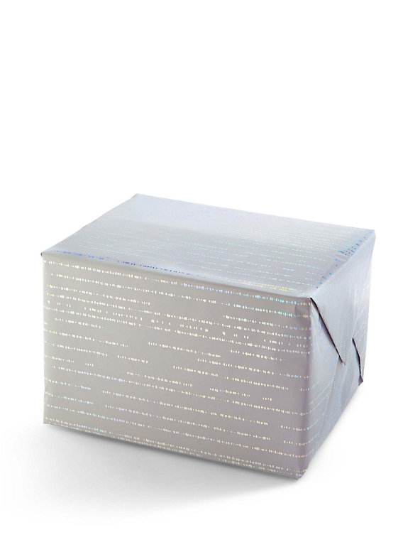 Grey & Silver Foil Roll Wrap Image 1 of 2